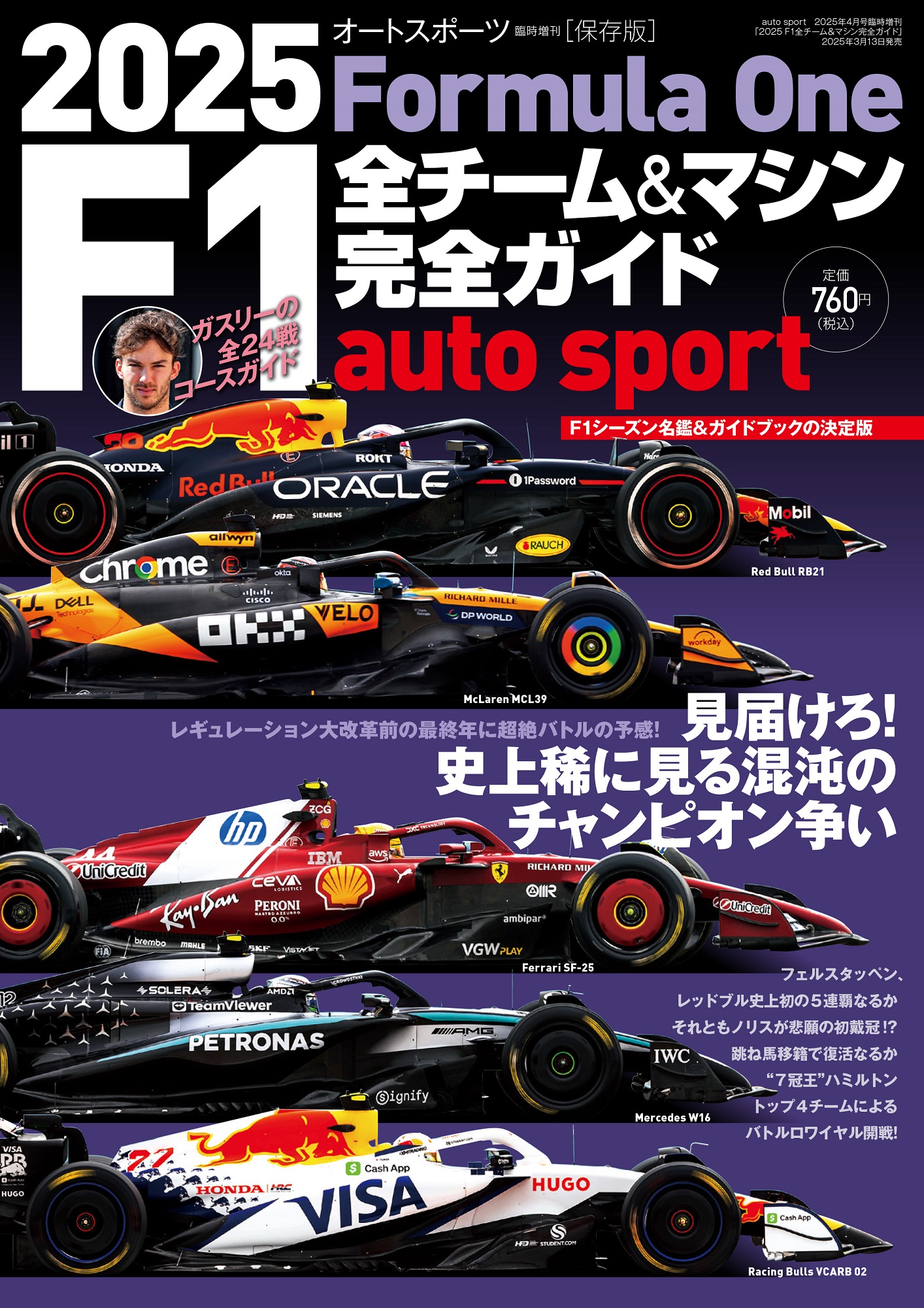 2025 F1全チーム＆マシン完全ガイド