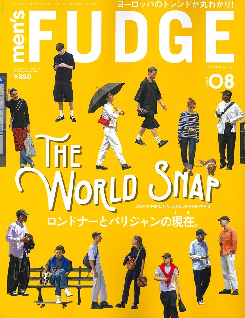 men's FUDGE 2024年8月号