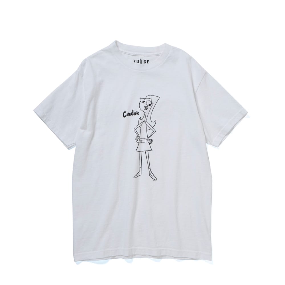 【フィニアスとファーブ×FUDGE】Tee キャンディス