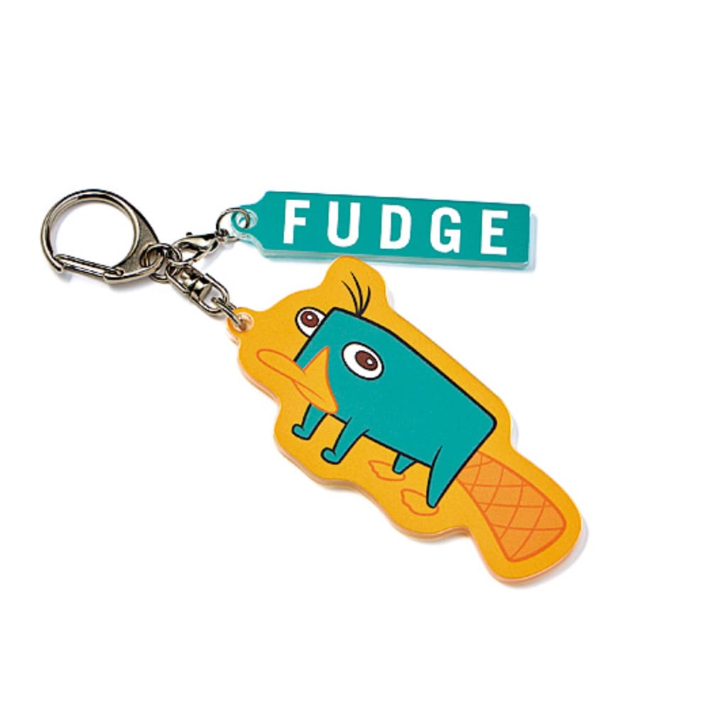 【フィニアスとファーブ×FUDGE】カモノハシペリー　キーホルダー
